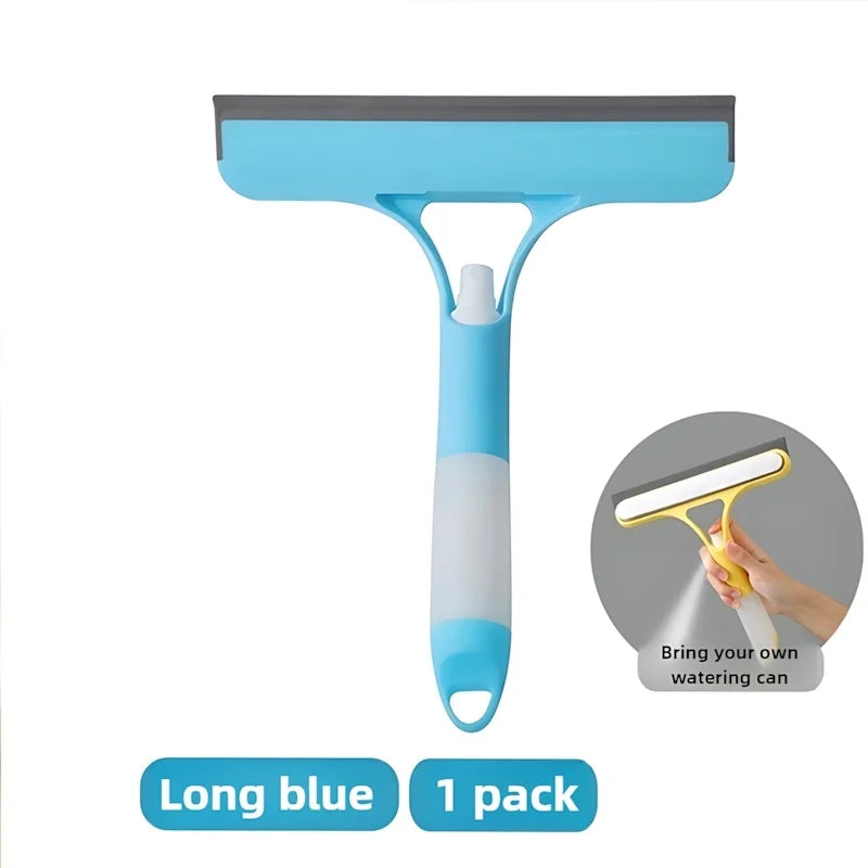 1-Pack 3-in-1 Blue Window Cleaner - Holiday Streak-Free Glass Cleaning Kit for Sparkling Results