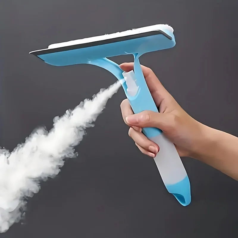 3-in-1 Window Cleaner - Streak-Free Glass Cleaning Tool with Spray & Squeegee