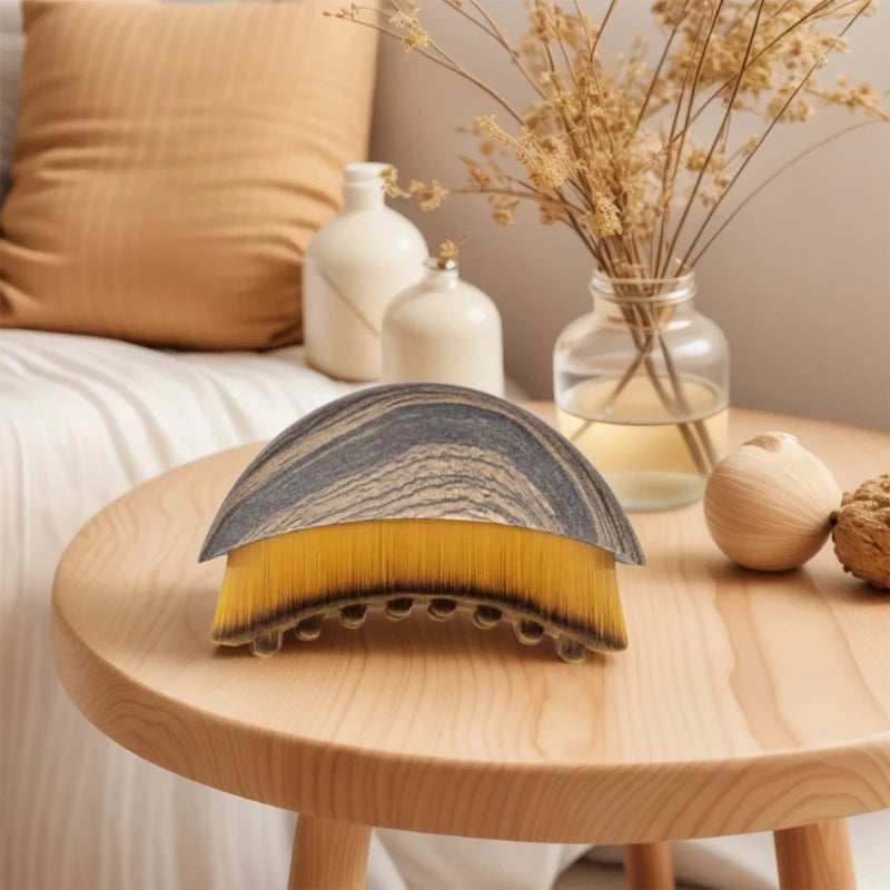 Dry Facial Brush - Soft Bristle Lymphatic Massage & Exfoliation Tool