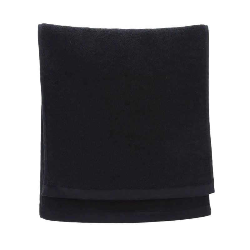 Premium Black Hand Towels - 100% Cotton Ultra Soft & Absorbent (4-Pack)