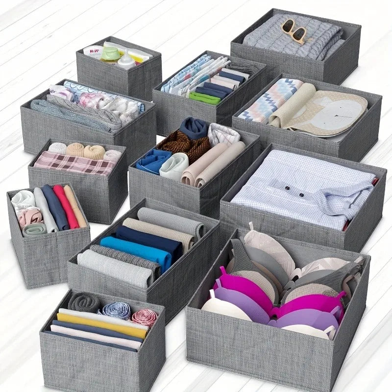 6-Piece Dreamy Drawer Organizers! Multi-Compartment Magic Bins -Tidy Kids' Clothes&Nursery Chaos.Space-Saving, Durable&Stylish.
