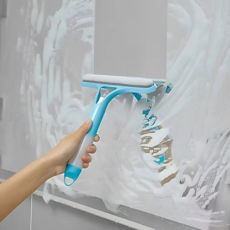 3-in-1 Window Cleaner - Streak-Free Glass Cleaning Tool with Spray & Squeegee