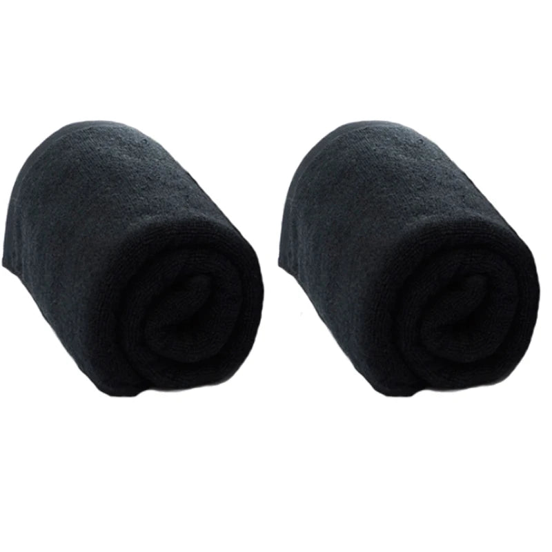 Premium Black Hand Towels - 100% Cotton Ultra Soft & Absorbent (4-Pack)