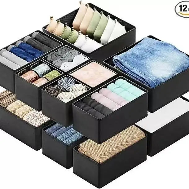 6-Piece Dreamy Drawer Organizers! Multi-Compartment Magic Bins -Tidy Kids' Clothes&Nursery Chaos.Space-Saving, Durable&Stylish.