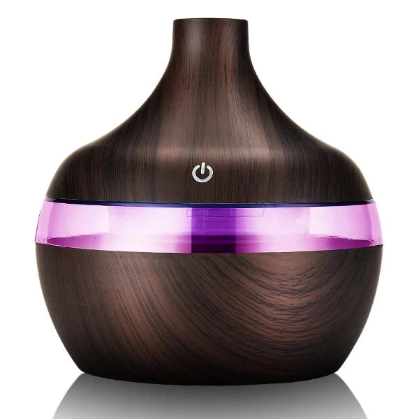 300ml Wood Grain Aroma Diffuser & Humidifier