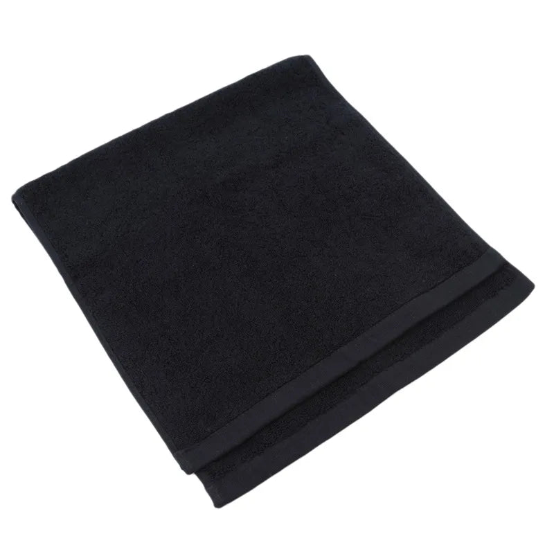 Premium Black Hand Towels - 100% Cotton Ultra Soft & Absorbent (4-Pack)