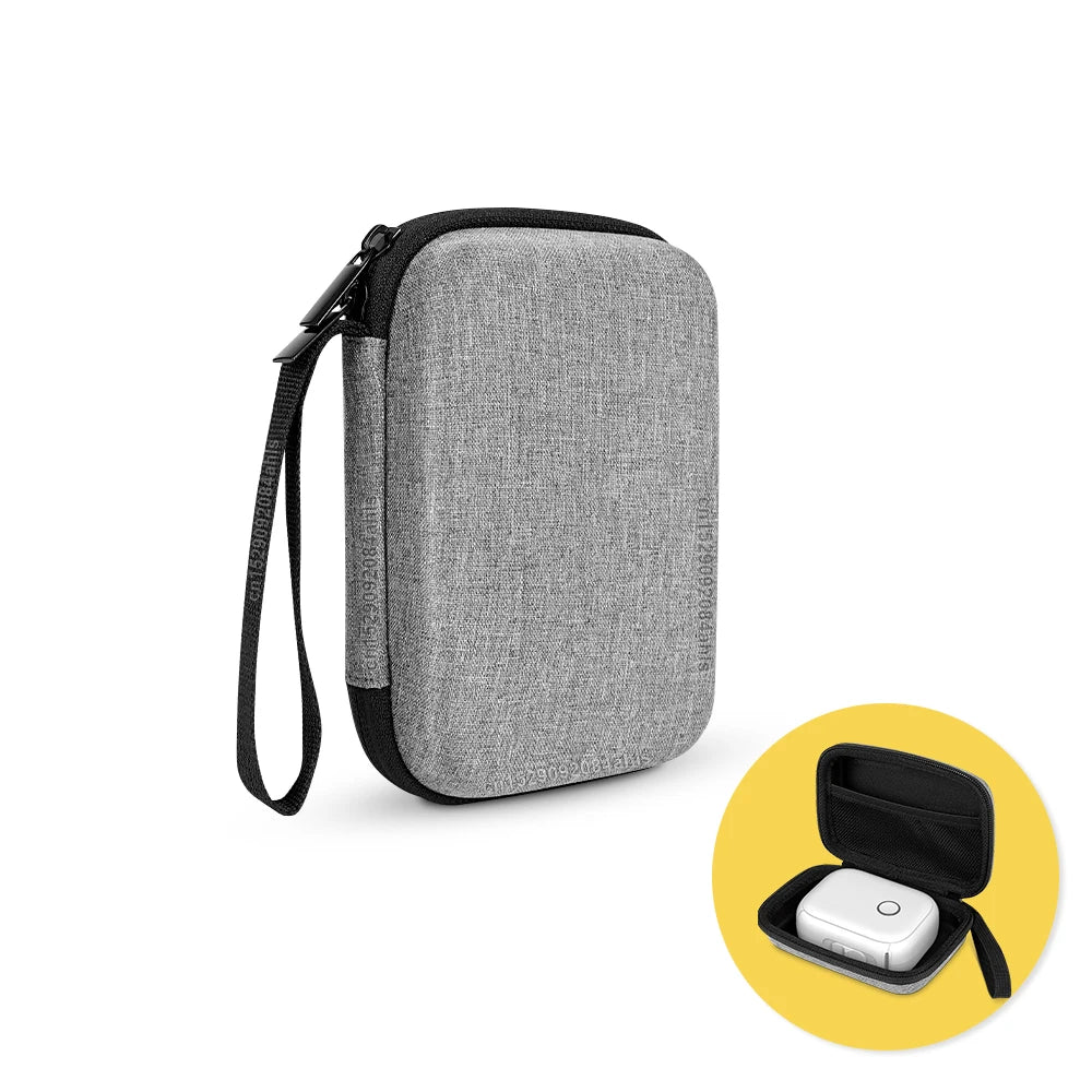 Adhesive Label Printer Marklife P12 Portable Labeler Inkless Thermal Printer with P12 Label Stickers Printer Bag Bluetooth Maker