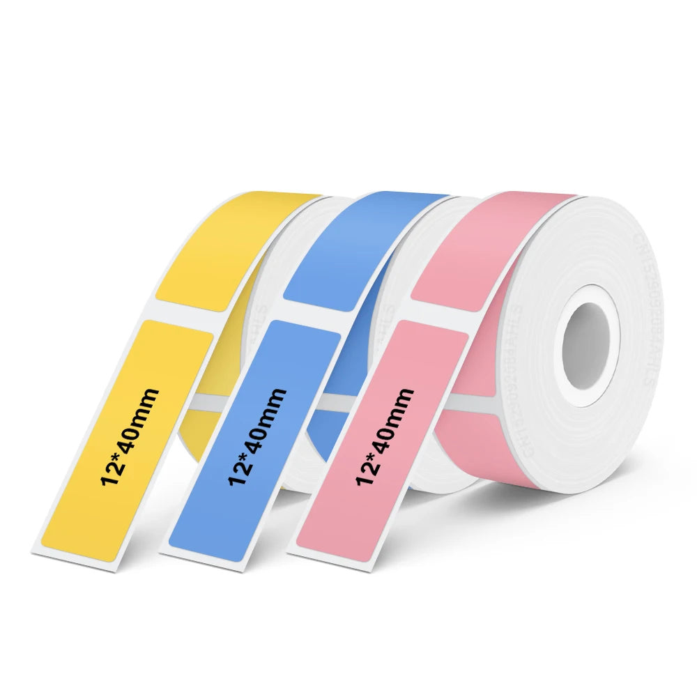 Adhesive Label Printer Marklife P12 Portable Labeler Inkless Thermal Printer with P12 Label Stickers Printer Bag Bluetooth Maker