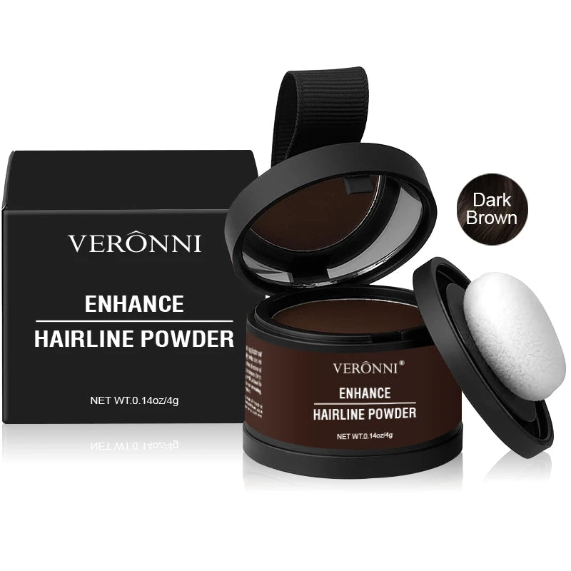 Hair Root Touch Up Powder - Dark Auburn Waterproof Hairline Concealer