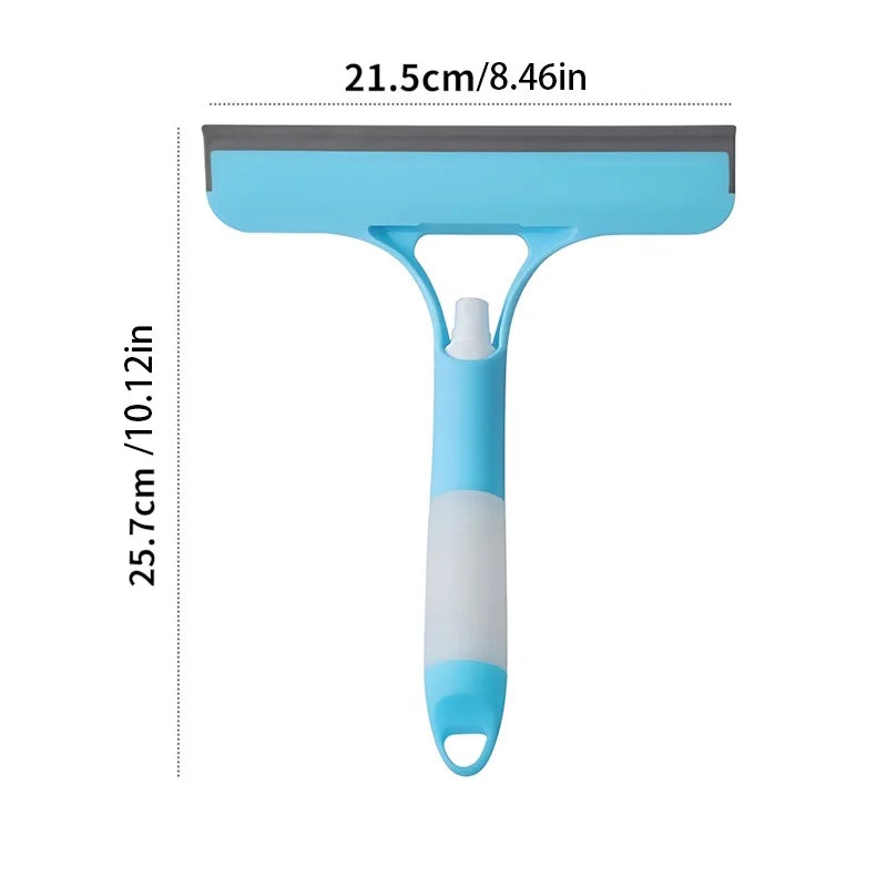 3-in-1 Window Cleaner - Streak-Free Glass Cleaning Tool with Spray & Squeegee